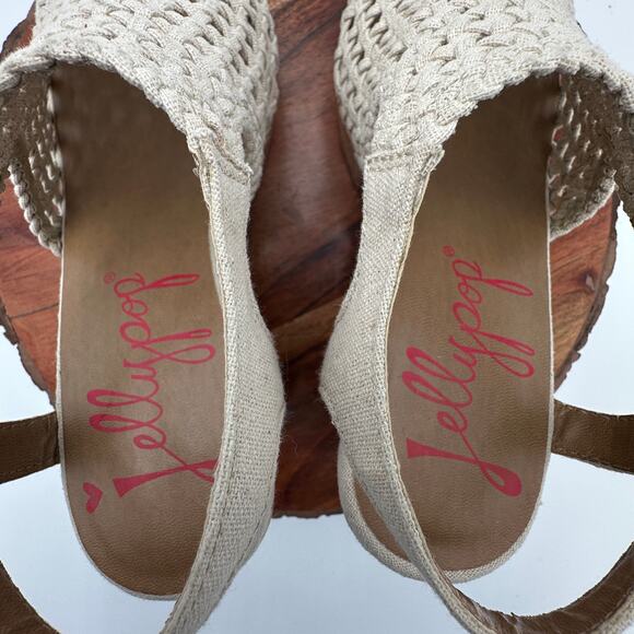 Jelly Pop Womens Adelie Wedge Sandals Size 8. Boho Cottagecore Peasant - Picture 8 of 10